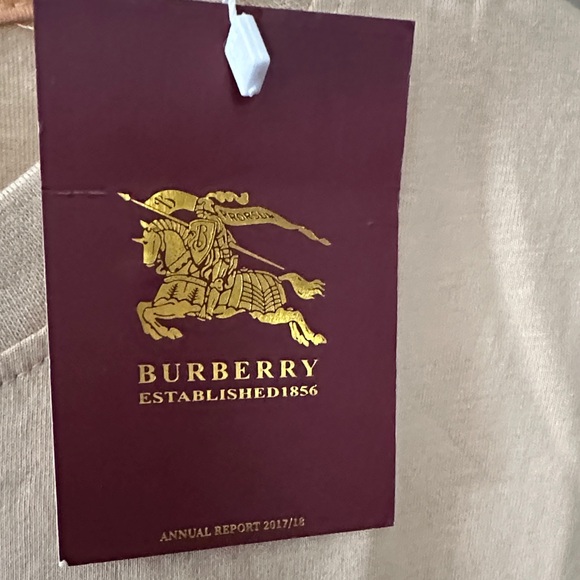 Burberry Tan T-Shirt with Bear Graphic - Picture 2 of 3